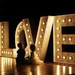 Light Up Letters For Hire Wedding Reception Piv